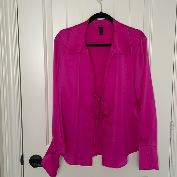 wild fable Tops - Pink Bow Blouse